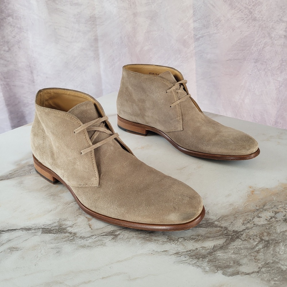 VINCE Suede Chukka Boots Tan Size 9.5 M Men's